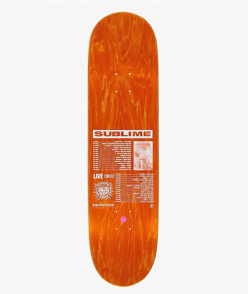Primitive x Sublime Rise 8.5" Skateboard Deck