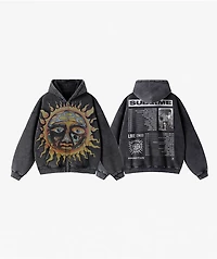 Primitive x Sublime Rise Black Wash Heavyweight Zip Hoodie