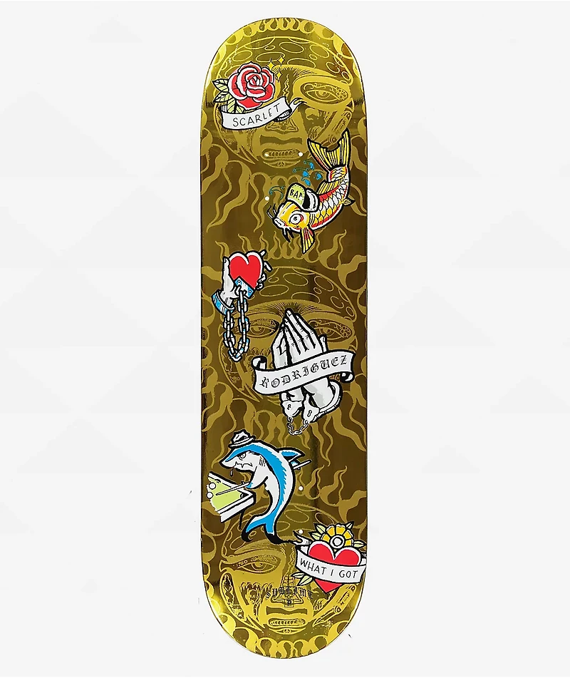 Primitive x Sublime Rodriguez Badfish 8.125" Skateboard Deck