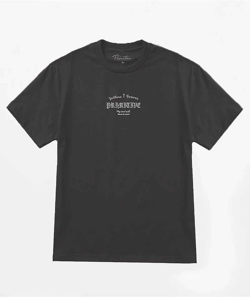 Primitive x Sublime Santeria Black Heavyweight T-Shirt
