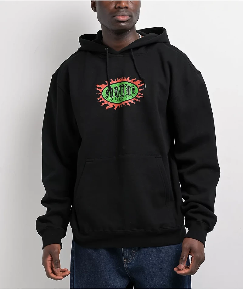 Primitive x Sublime Zine Black Hoodie