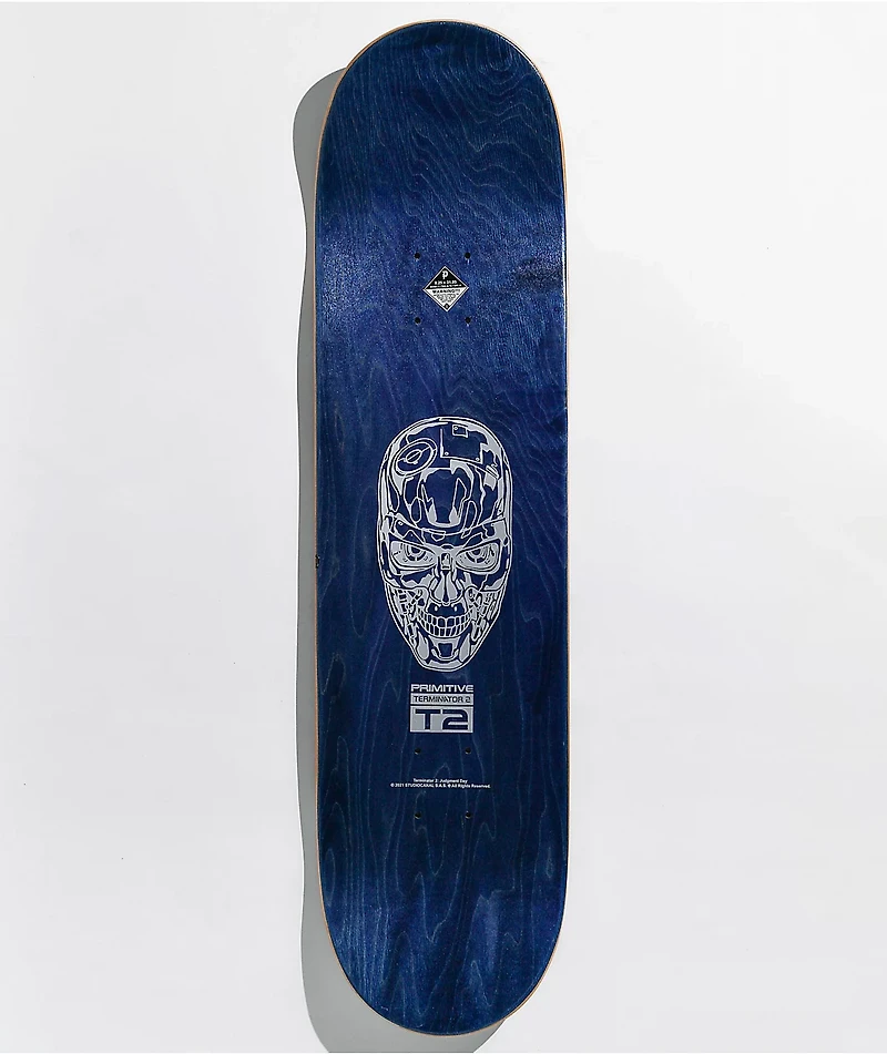 Primitive x Terminator 2 No Fate 8.25" Skateboard Deck