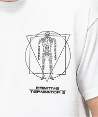Primitive x Terminator 2 Skynet White T-Shirt