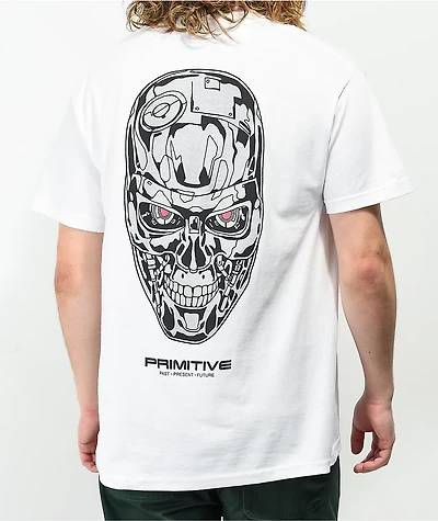 Primitive x Terminator 2 Skynet White T-Shirt