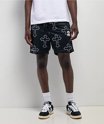 Primitive x Tupac Black Mesh Shorts