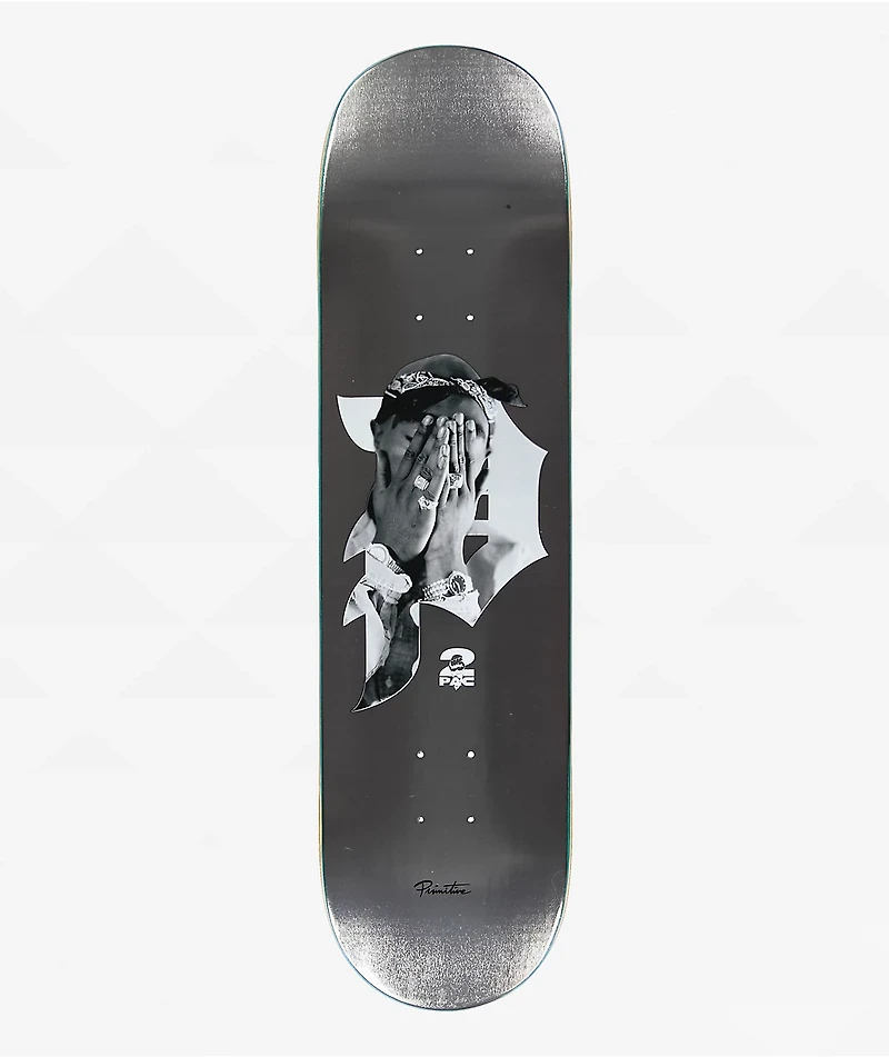 Primitive x Tupac Brilliance 8.125" Skateboard Deck