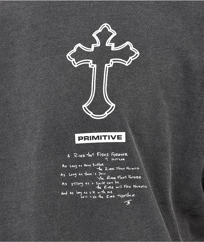 Primitive x Tupac Forever Black Wash T-Shirt