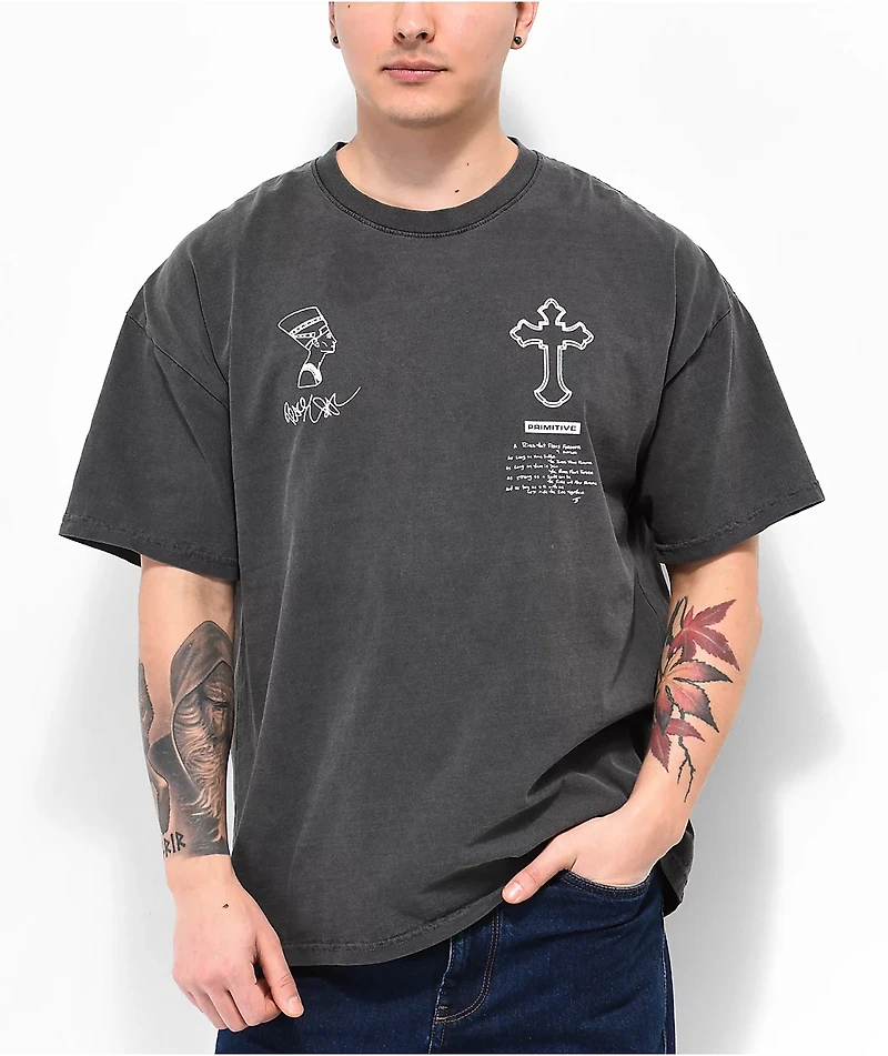 Primitive x Tupac Forever Black Wash T-Shirt