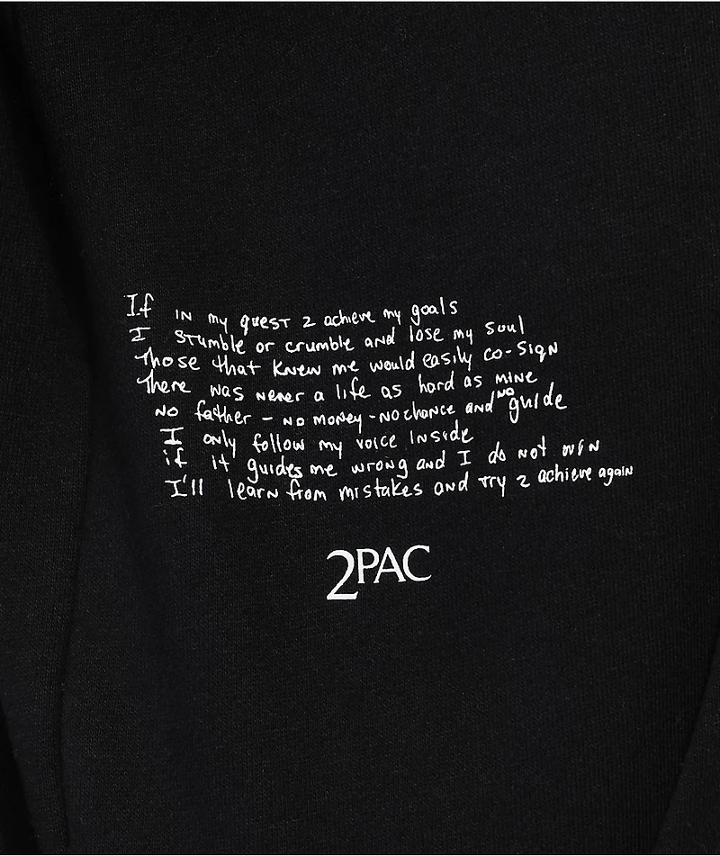 Primitive x Tupac No Changes Black Hoodie