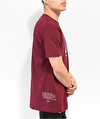 Primitive x Tupac No Changes Maroon T-Shirt