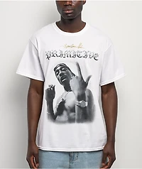 Primitive x Tupac One White T-Shirt