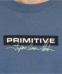 Primitive x Tupac Shadows Blue T-Shirt