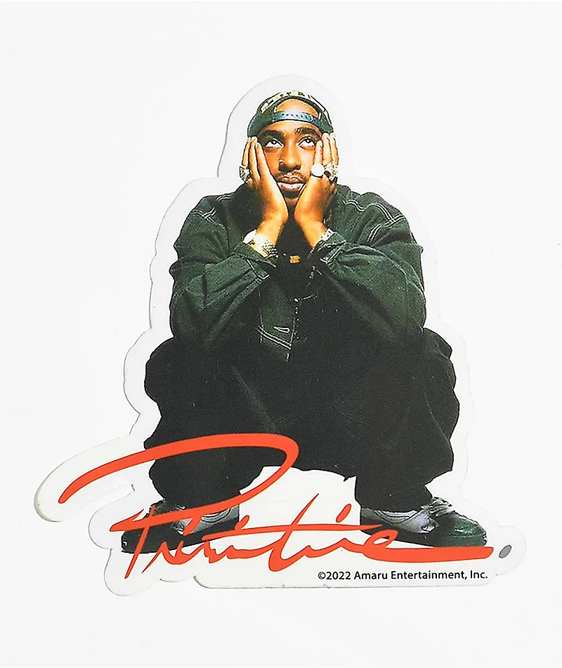 Primitive x Tupac Shakur Sticker