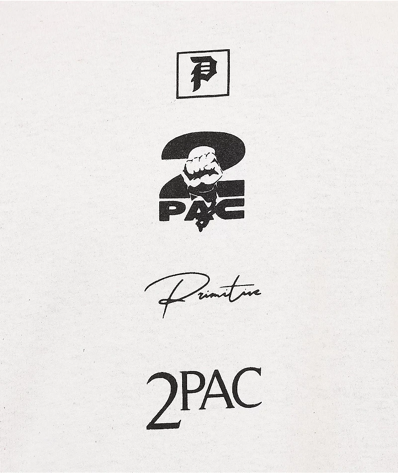 Primitive x Tupac Voice Cream T-Shirt