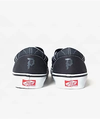 Primitive x Vans Grey Slip On Shoes