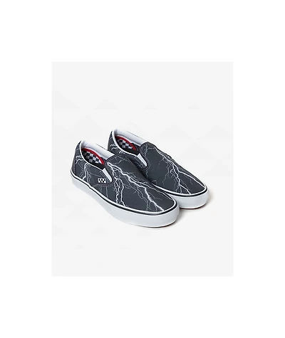 Primitive x Vans Grey Slip On Shoes