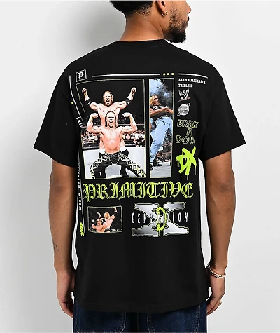 Primitive x WWE DX Black T-Shirt