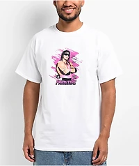 Primitive x WWE Hitman White T-Shirt