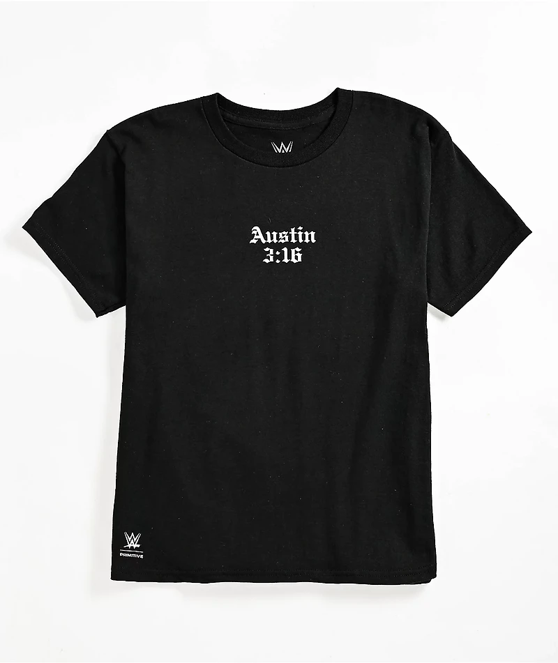 Primitive x WWE Kids Austin Chrome Skull T-Shirt