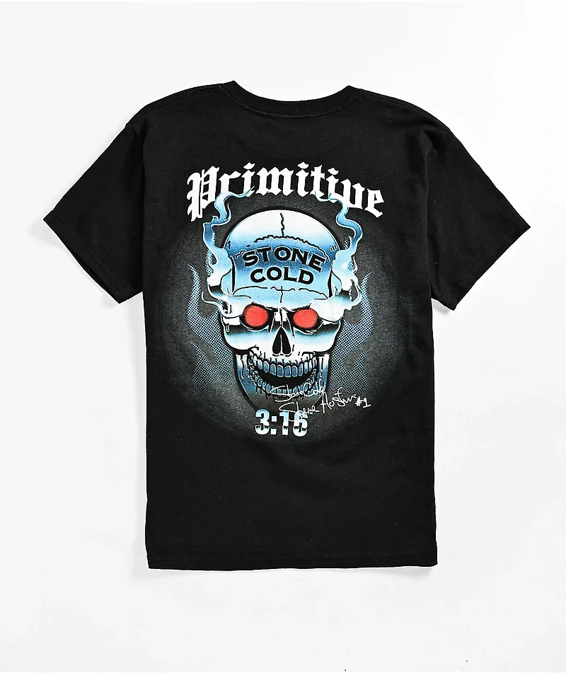 Primitive x WWE Kids Austin Chrome Skull T-Shirt
