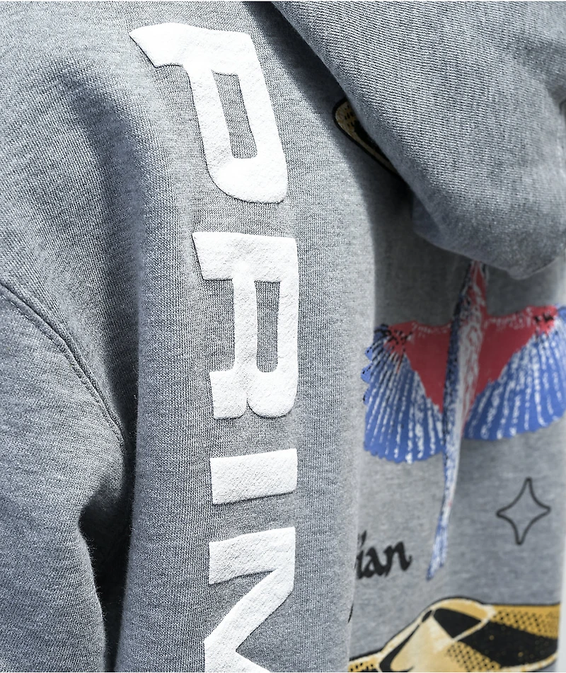 Primitive x Zildjian Flight Grey Hoodie