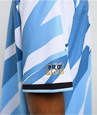Pro Club Argentina White & Blue Soccer Jersey
