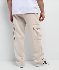 Pro Club Beige Cargo Sweatpants