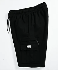 Pro Club Black Cargo Sweat Shorts