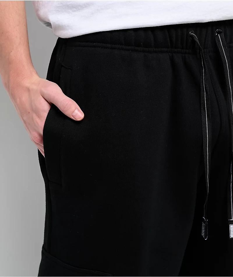 Pro Club Black Heavyweight Cargo Sweatpants