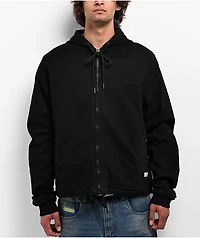 Pro Club Black Heavyweight Denim Zip Hoodie
