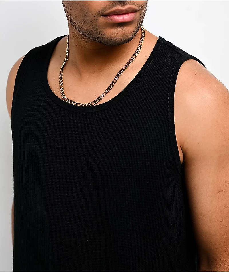 Pro Club Black Heavyweight Thermal Tank Top