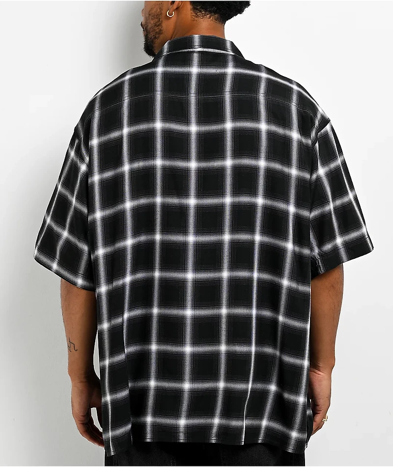 Pro Club Black Plaid Button Up Shirt