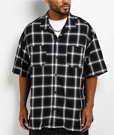 Pro Club Black Plaid Button Up Shirt