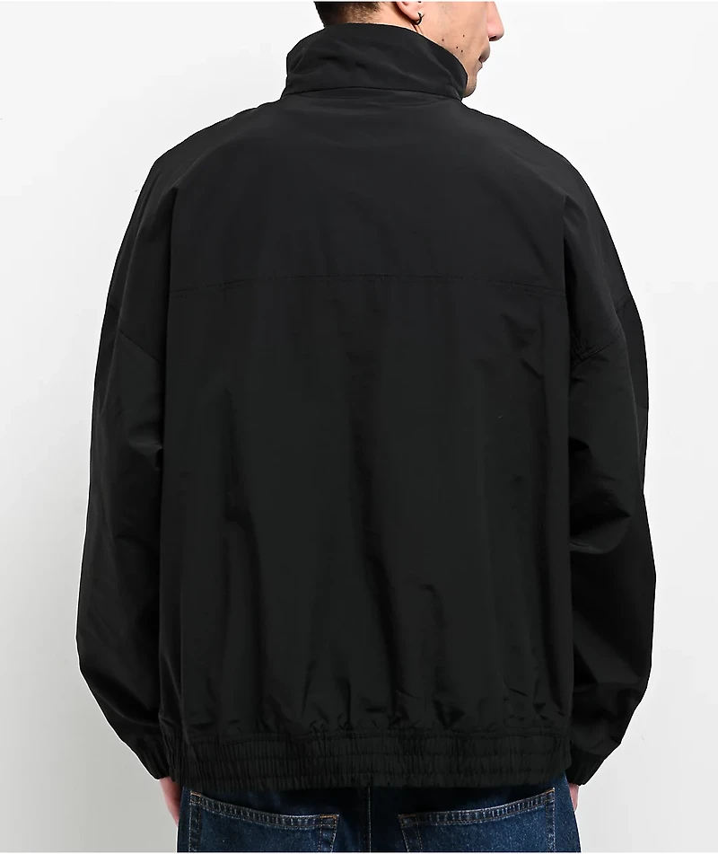 Pro Club Black Quarter Zip Track Jacket