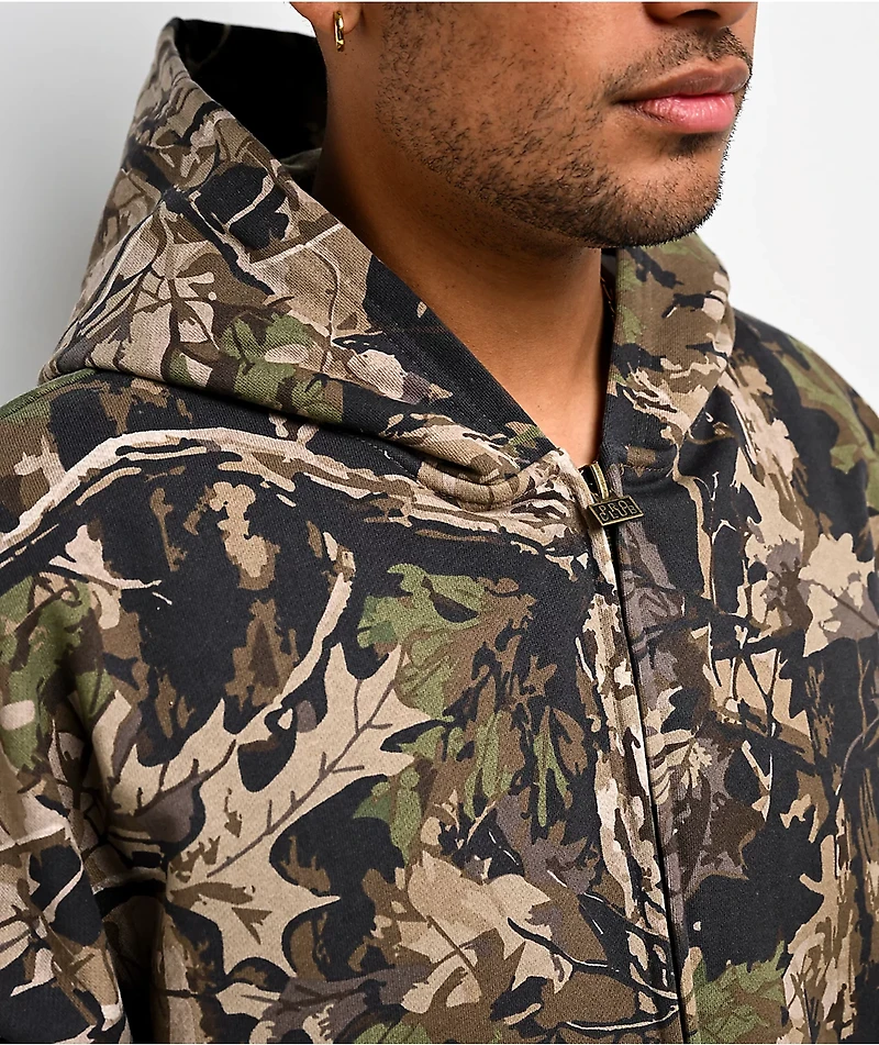 Pro Club Camo Heavyweight Zip Hoodie