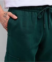 Pro Club Dark Green Cargo Sweatpants