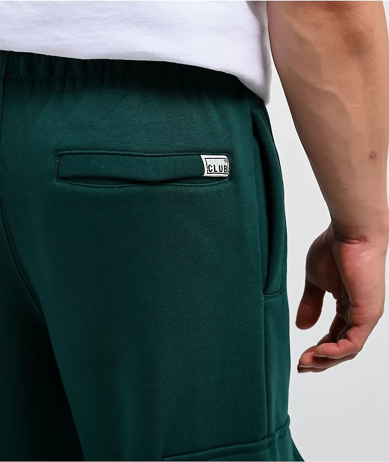 Pro Club Dark Green Cargo Sweatpants