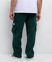 Pro Club Dark Green Cargo Sweatpants