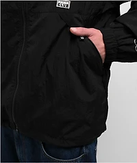 Pro Club Full Court Black Windbreaker Zip Jacket