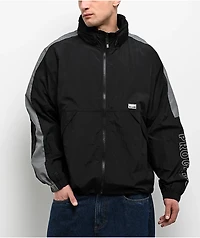 Pro Club Full Court Black Windbreaker Zip Jacket
