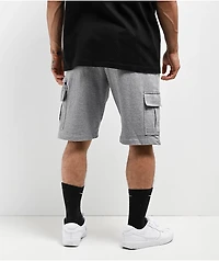 Pro Club Heather Grey Cargo Sweat Shorts