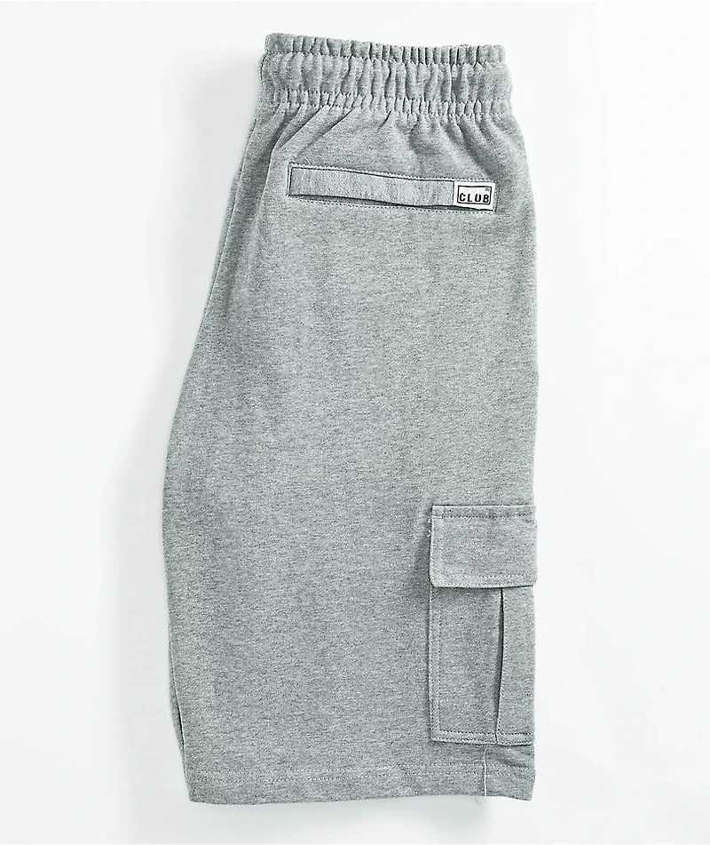 Pro Club Heather Grey Cargo Sweat Shorts