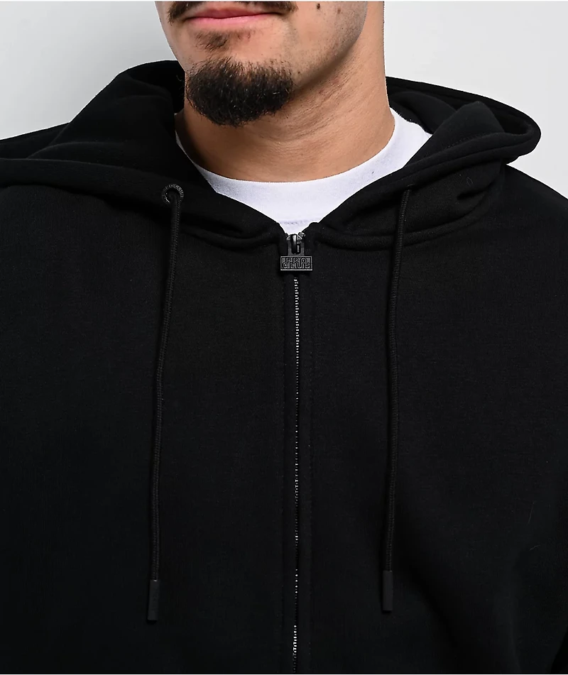 Pro Club Heavyweight Black Zip Hoodie