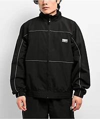 Pro Club Heavyweight Black Zip Track Jacket