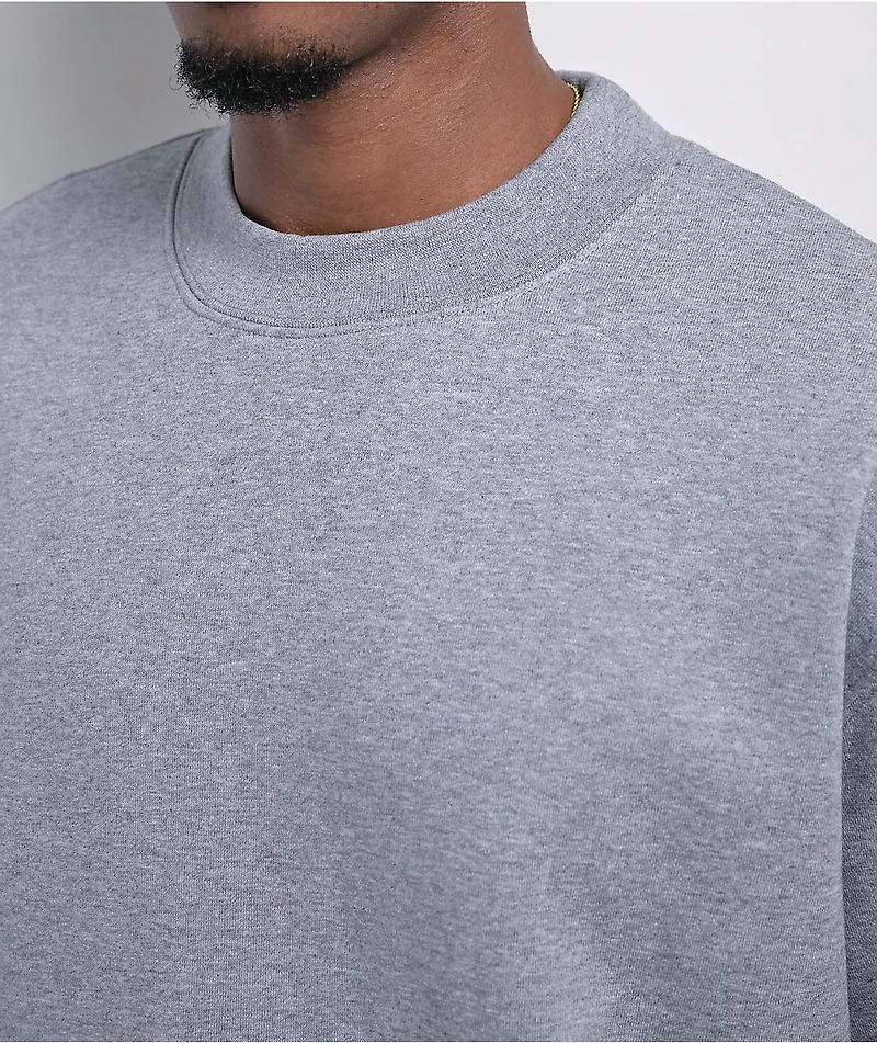 Pro Club Heavyweight Grey Crewneck Sweatshirt