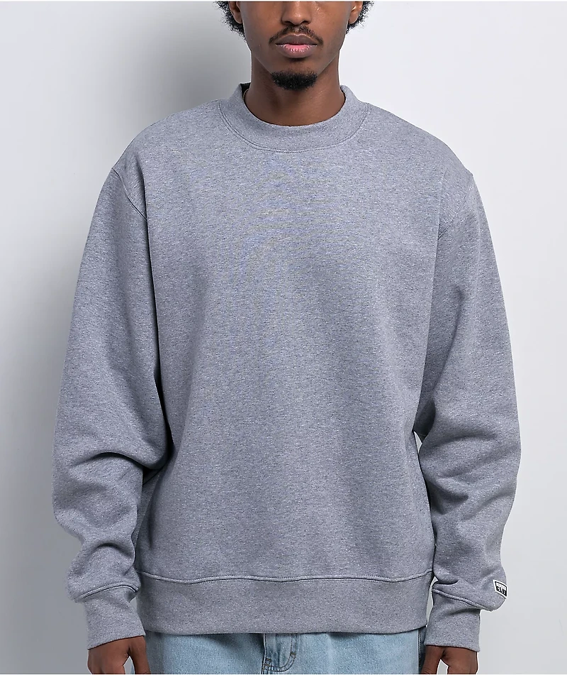 Pro Club Heavyweight Grey Crewneck Sweatshirt