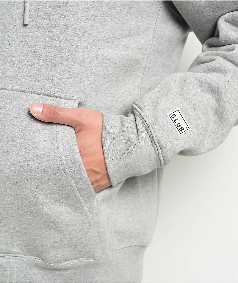Pro Club Heavyweight Grey Zip Hoodie