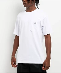 Pro Club Heavyweight Pocket White T-Shirt
