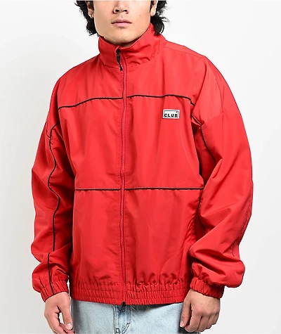 Pro Club Heavyweight Red Zip Track Jacket