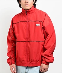 Pro Club Heavyweight Red Zip Track Jacket